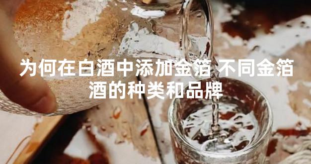 为何在白酒中添加金箔 不同金箔酒的种类和品牌